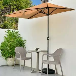 하프 파라솔 카페 그늘막 테라스 베란다 사이드 벽면 어닝