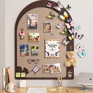 아치형 펠트보드 대형 메모보드 게시판 알림판 현황판