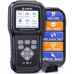 ANCEL AD610 프로 ABS SRS OBD2 스캐너, 출혈, SAS 보정, ABS, 에어백, EPB, 오일 리셋, 전체 기능, AutoVIN, 무료 평생 WiFi 업데이트