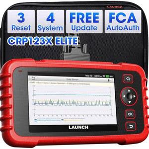 OBD2 스캐너 CRP123X 엘리트 출시, 2025 평생 업데이트 WiFi 스캔 도구, SRS 에어백 스캐너의 엔진, 진단 3개 재설정, 모든 차량용 코드 리더, AutoVIN, FCA SGW, 전압 모니터