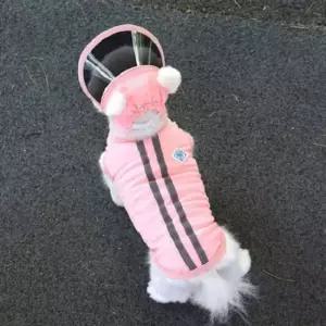 반려동물패션 쿨썬캡 티셔츠 세트 핑크 강아지봄옷 강아지모자 반려견옷
