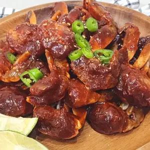 수향 매콤달콤한 양념이 맛있는 대용량 20쪽 내외 양념게장 1kg x 2통