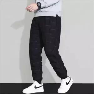 [하프클럽/]남성 방한바지 패딩조거 보온 밴딩 두꺼운 겨울팬츠