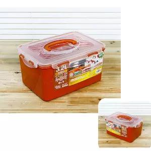 김치냉장고용기 반찬통 황토누름락4호 플라스틱 3.2L