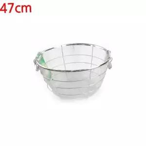 후레임망 원형 스텐 3단 47cm 볼바구니 채반