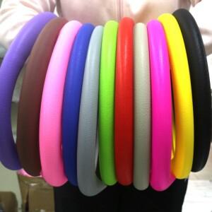 자동차 스타일링 범용 실리콘 스티어링 휠 장갑 커버 질감 소프트 멀티 컬러 액세서리