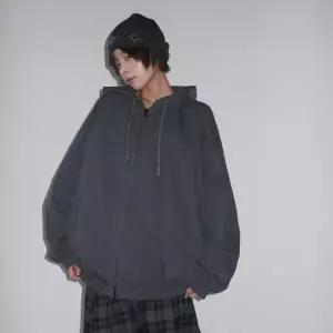 [다잇템] 여자 남자 후디집업 고프코어 2WAY 윈드브레이커 점퍼