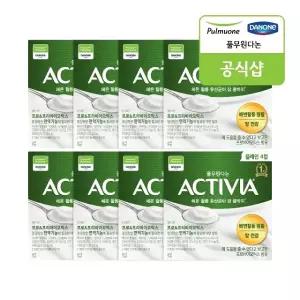 [풀무원다논] 액티비아 컵 플레인 4입(80g x 4입) x 8개