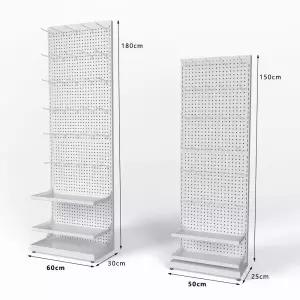 타공 부착형 주방타공판 진열대 철재타공판