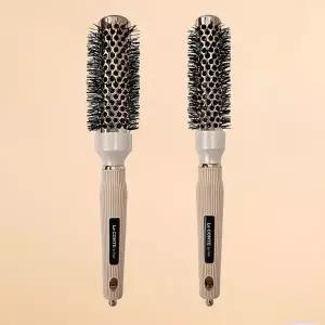 [NS홈쇼핑]르꽁뜨 헤어브러쉬 미용실 뿌리볼륨 열전도 스타일링 롤빗 2개(25mm+34mm)..[35673327]
