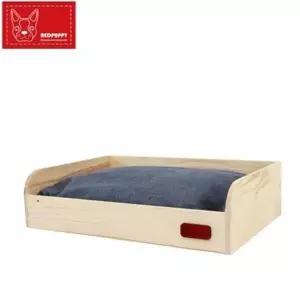 중소형견 휴식용 원목틀과 사각방석 대형 U119389