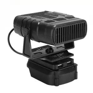 무선 캠핑용 휴대용 충전식 온풍기 책상용 저소음 캠핑 열풍기 탁상용 미니