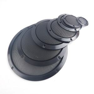 2/3/4/5/6.5/8/10 인치 스피커 그릴 커버 고급 자동차 및 가정용 메쉬 인클로저 플라스틱 프레임 메탈 철사