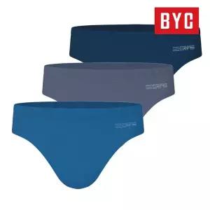 [BYC] 남성 삼각팬티 순면 미디 브리프 MCF2290 3매입