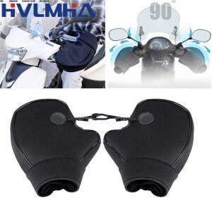 오토바이 두꺼운 따뜻한 핸들 바 머프 방수 스쿠터 그립 핸들 바 머프 겨울 보호 따뜻한 열 커버 장갑