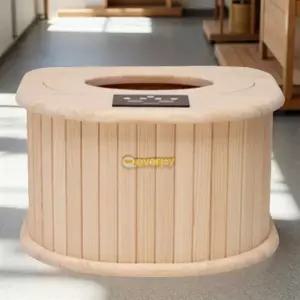 건식 족욕기 전자파 없는 온열 찜질 종아리 하지 발관리 좌훈겸용 편백나무