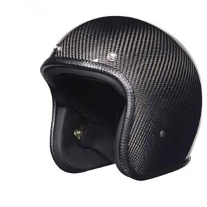 반모 카본 헬멧 클래식 레트로 여름반모 페이스 경량 스쿠터 3K