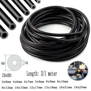 1/3 미터 실리콘 튜브 플렉시블 고무 호스 ID3M 호환m-19mm OD6mm-25mm