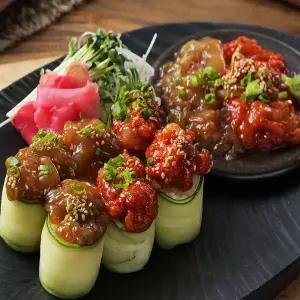 씨푸드코리아 간장 양념 순살게장 혼합세트 식사 분식 외식 집밥 점심시간 중식