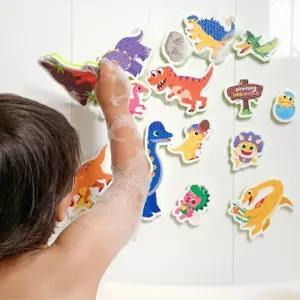 유아 물로붙이는 핑크퐁 공룡 스티커 목욕놀이 장난감 아기 선물용 키즈 어린이집