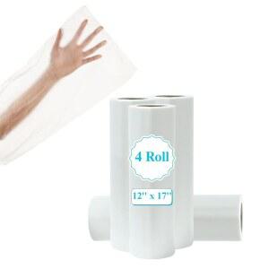 손과 발을 위한 파라핀 왁스 백 - 864개의 플라스틱 라이너 수 (12인치 X 17인치) | 목욕 트리트먼트용 리필 양말 및 장갑, 보습 테라피용 머신 미트 커버