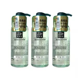 [블루마켓]촉촉한 하드세팅 헤어젤 숏커트용 500ml 3개 미쟝센 남자헤어제품 짧은머리 남자머리손질 웨트헤