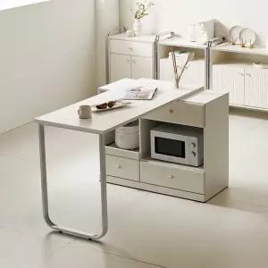 히츠룸 확장형 아일랜드식탁 1400x600x800 COMW176