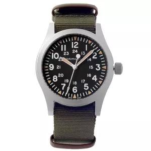 [해밀턴]타임플래닛 해밀턴 H69529933 카키 필드 나토밴드 시계