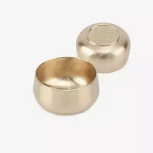 국산 355AKB90 업소용 방짜유기 죽그릇 이유식그릇 8.2x4.5cm