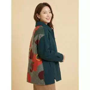 [꼼빠니아]울 언발 패턴 자켓 CW22JK3501464A_P406091310