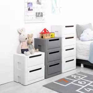 오픈도어 다용도 수납함 리빙박스 1p함 옷정리함 보관함 의류 장난감 베란다장 주방장 옷장