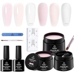 코트, 램프 핑크 익스텐션 누드 & 베이스 살롱 uv 고경도, 에이펙스 컬러 젤, 키트-3 필요 비틀스 9 네일 led 젤 전문가용 빌더 경화 1 하드 탑 클리어 in 빌딩