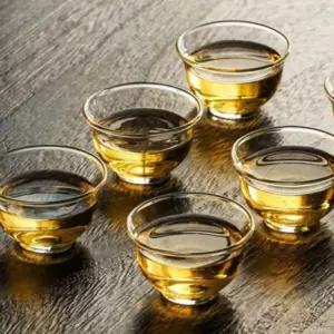 투명 미니 찻잔 감성 향기 내열 차 강화유리 6개입 X 홍차 세트 유리컵 로하티 차와 꽃차 물잔