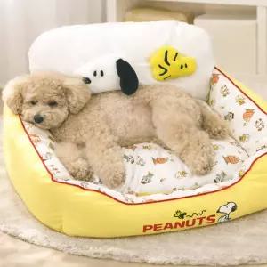 패리스독 피너츠 시그니쳐 베드/스누피 우드스탁 강아지 방석 침대