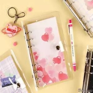 스토어-지유 지니랜드 A6 6공 바인더형 미니 다이어리 가방휴대다이어리