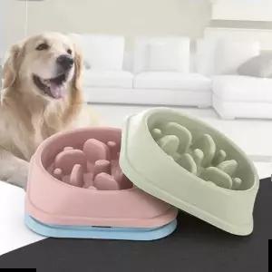 고양이 강아지 슬로우식기 비만방지 급체방지 그릇 급식 개 비만방지식기 밥통 밥그릇 사료그릇 먹이그릇