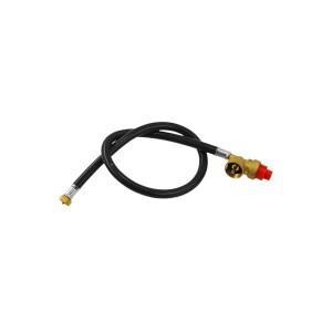 프로판 부탄 가스 캠핑 스토브 조절기 호스 내구성 있는 금속 휴대용 버너 설치용