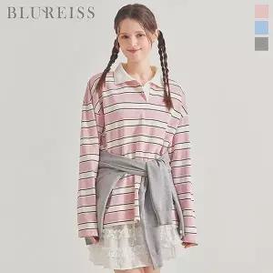 [블루레이스]카라 배색 럭비 롱티셔츠_BI6S1TS6570
