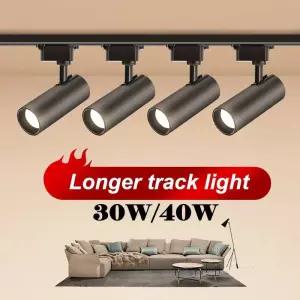 레일조명 세트 스팟 Led 트랙 라이트 레일 220v 천장 스포트라이트 30W 침실 주방 매장 거실 조명