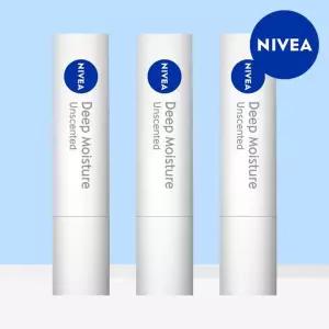 (eTV)니베아 립케어 딥 모이스처 언센티드 2.2g 3개