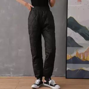 패딩 캐주얼 여성 팬츠 밑단절개 착용감 아웃도어 코듀로이팬츠 기모바지 골덴바지