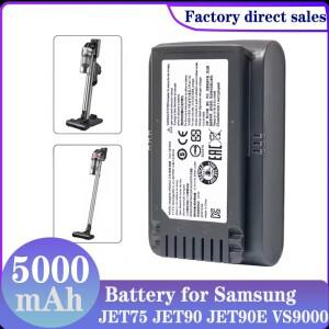 삼성 호환 Vs9000 Jet90 Jet75 VCA-SBT90 무선 휴대용 진공 청소기 배터리 용 100%  스위퍼