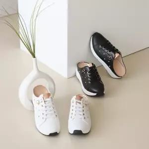 대신cm Operu-S149 가죽 패션 뮬운동화/슬리퍼운동화/블로퍼/여성슬리퍼