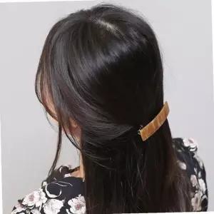 초코 사각 심플머리핀 마블 베이직 헤어핀