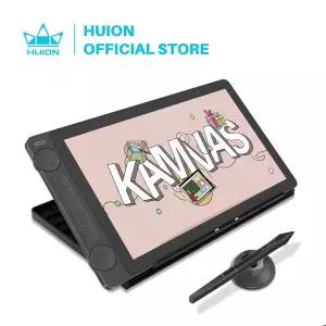 Huion Kamvas 133세대 그래픽 태블릿스크린 펜 디스플레이 포함 듀얼 다이얼 5개 프레스 키