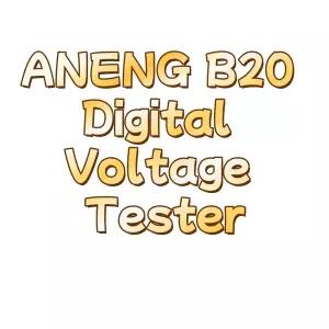 ANENG B20 디지털 전압 테스터 듀얼 컬러 LCD 디스플레이 기능 NCV 감지 연속성 검사 및 전선 식별