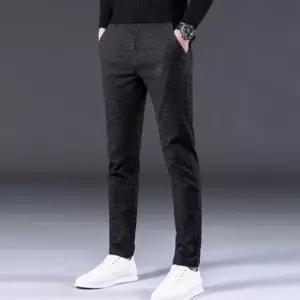 체크패턴 남성슬랙스 일자팬츠 정장바지