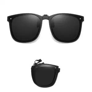 접이식 편광 선글라스 안경위에 클립온 선글라스 + 전용케이스 포함 k424