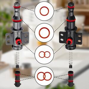 Saeco 커피 기계 양조 그룹 오르네 커넥터 씰링 링 액세서리에 대 한 15Pcs O-링 씰 키트 실리콘 가스