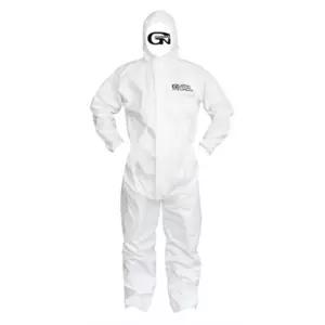 정전기방지 원피스 보호복 XL 화이트 주방복 실험복 일회용가운 클린복 병원용품 까운